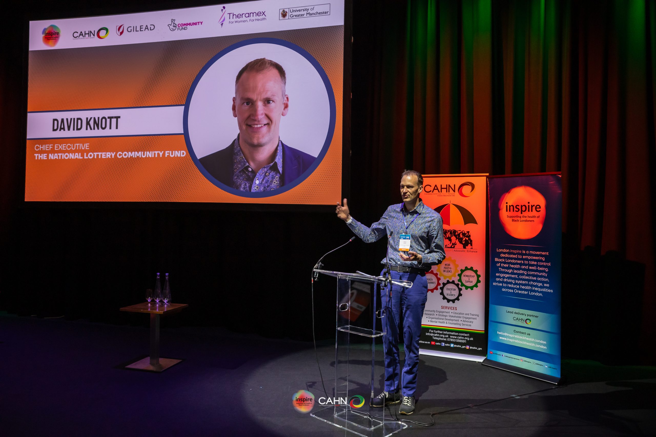 David Knott speaking at the Black Health Inequalities Summit 2026