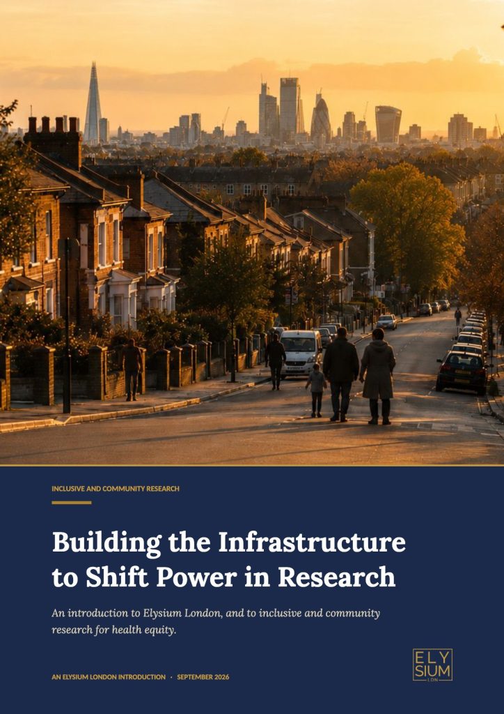 Cover of An Elysium London Introduction, September 2026: Building the Infrastructure to Shift Power in Research